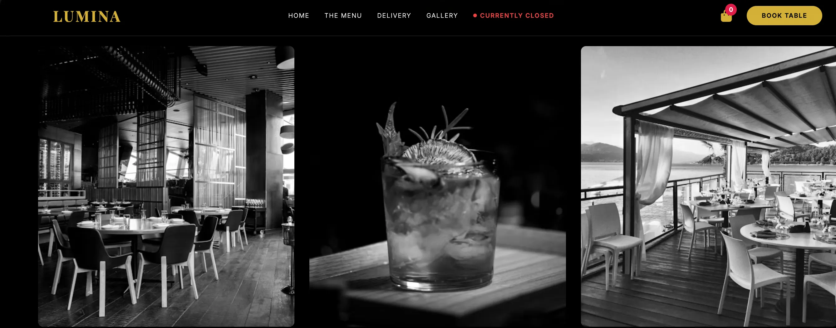 Premium Restaurant Website